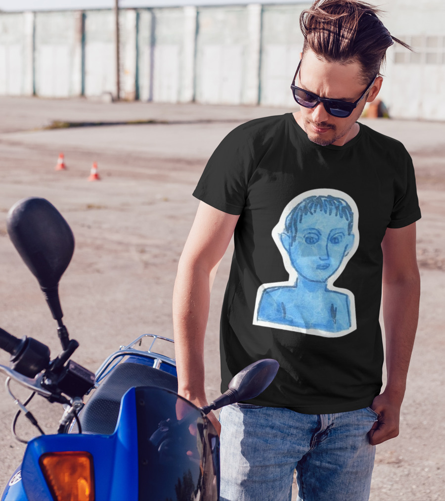 Hardest Fit Pics Blue Boii Iconic Blue T-Shirt