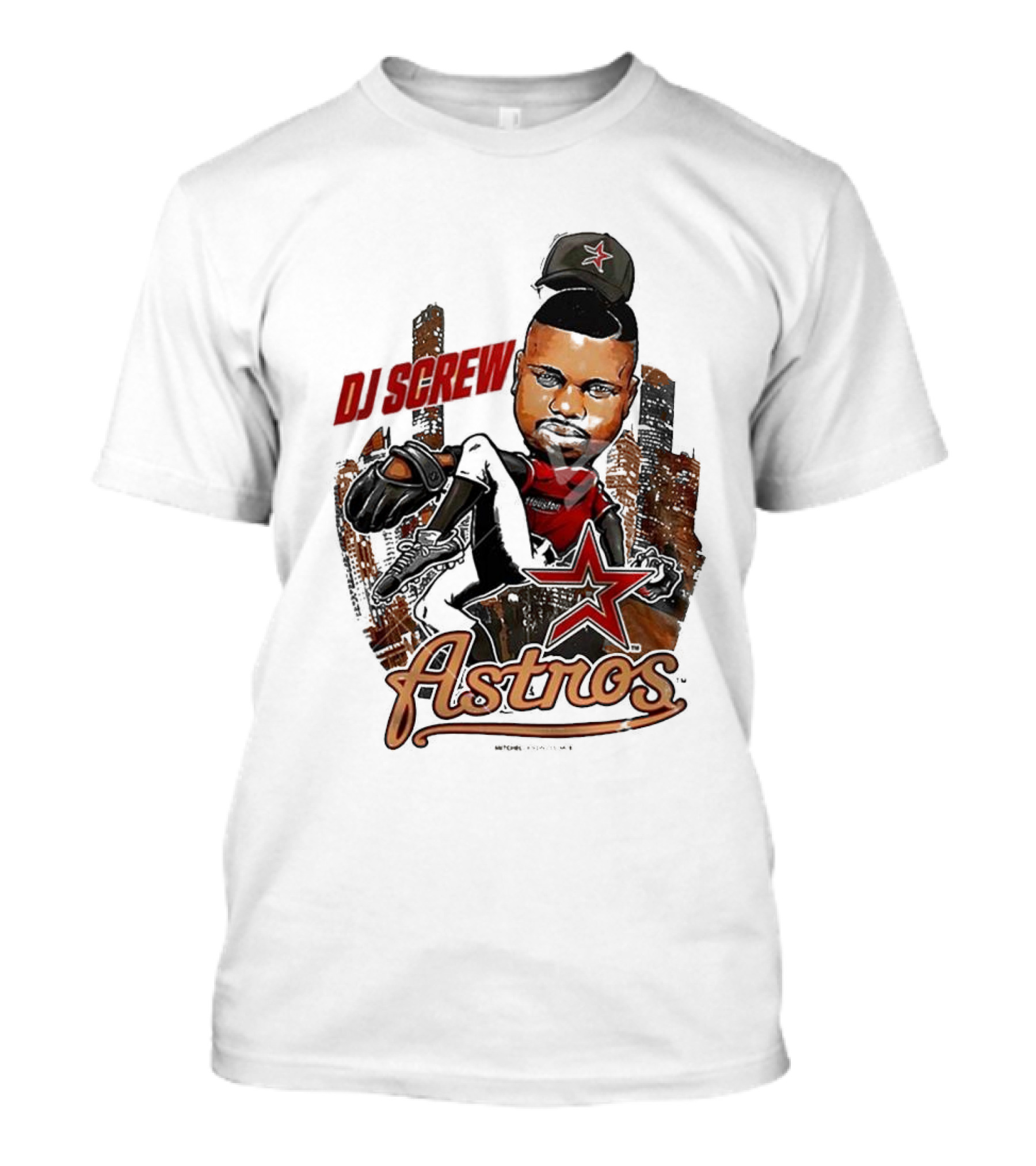 Houston Astros DJ Screw 2024 Baseball Merch T-Shirt