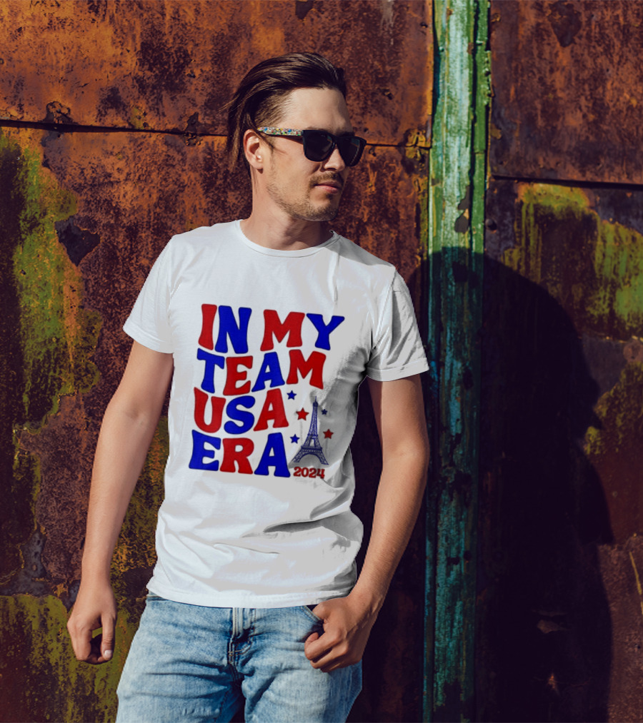 In My Team USA Era Paris 2024 Olympics Eiffel Tower Stars T-Shirt