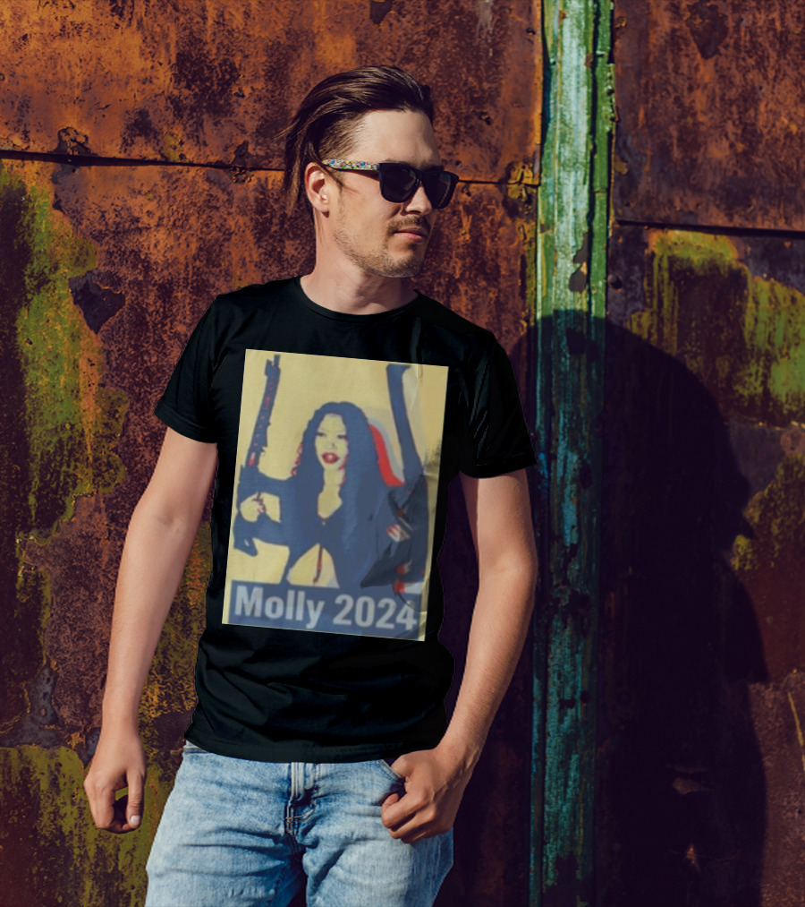 Molly 2024 Presidential Hope Poster Style With Rifles T-Shirt