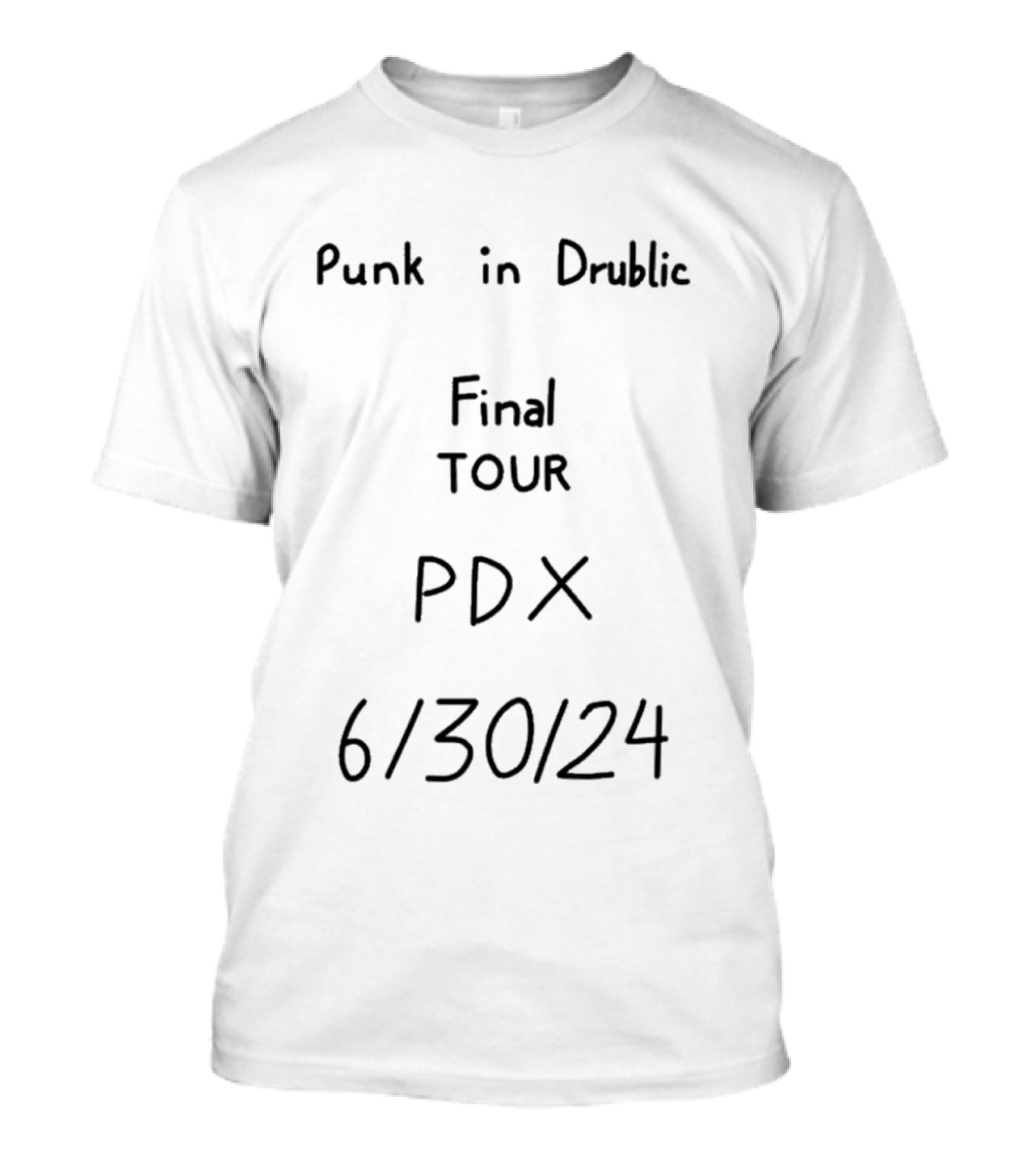 NOFX Punk In Drublic Final Tour PDX 6/30/24 T-Shirt