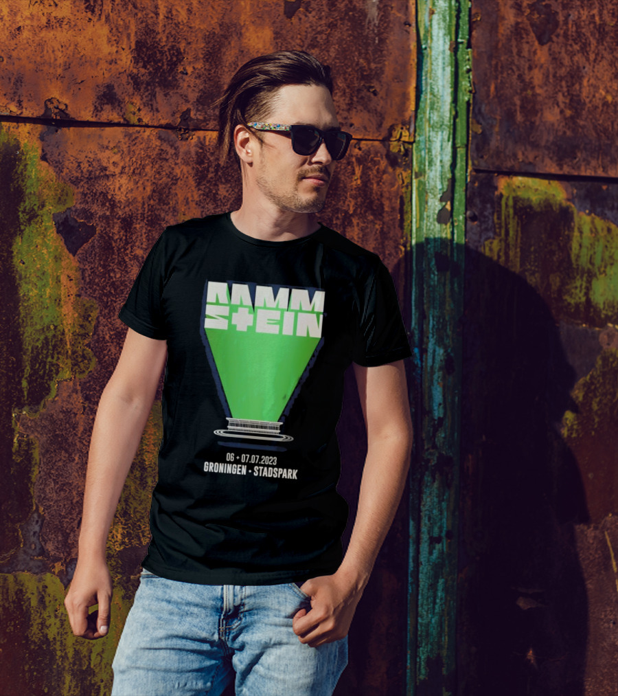 Rammstein Stadspark Groningen 06-07.07.2023 Concert Event T-Shirt