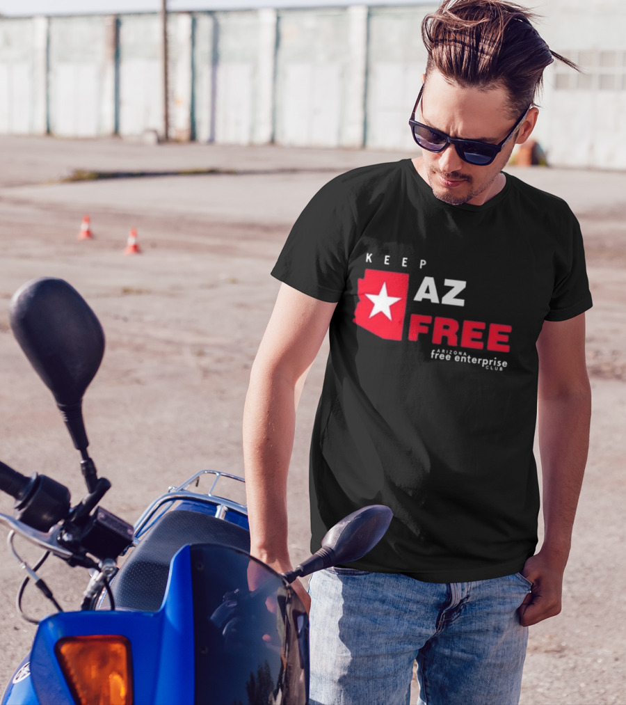 Keep AZ Free Arizona Free Enterprise Club Star T-Shirt