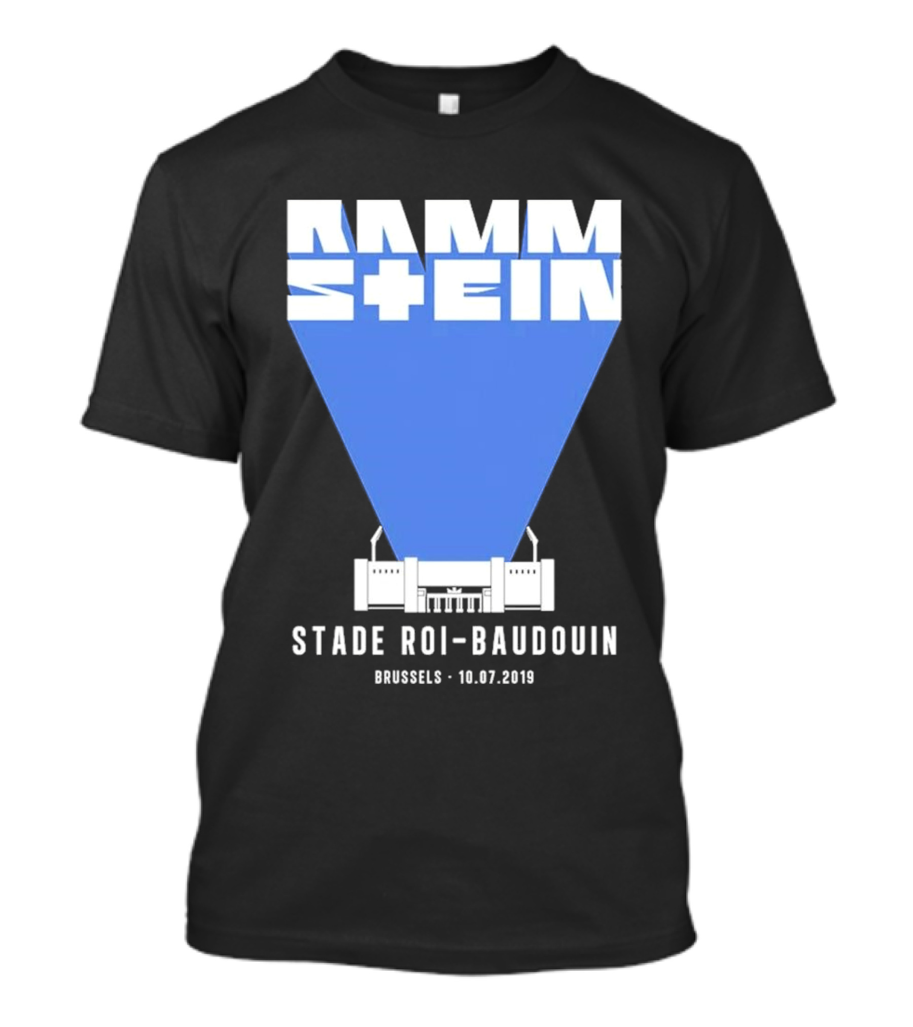 Rammstein Stade Roi-Baudouin Brussels 10.07.2019 Concert Event T-Shirt
