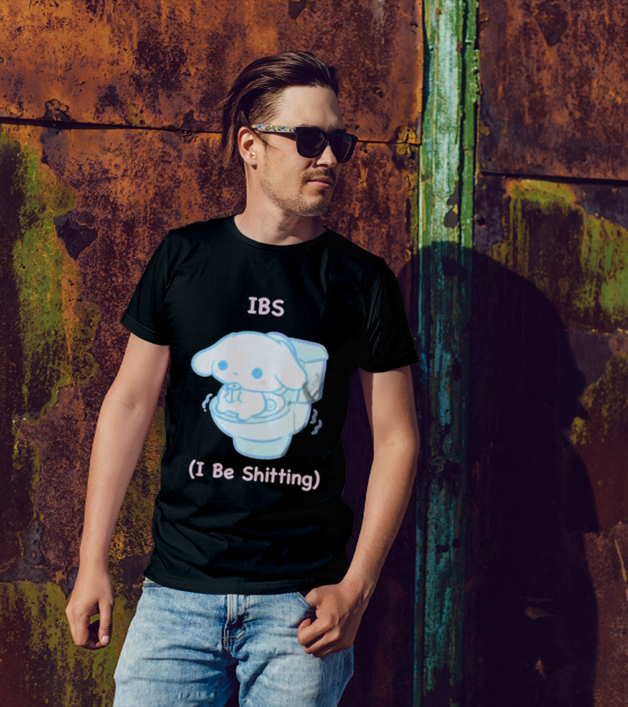 IBS I Be Shitting Cinnamoroll Toilet Humor T-Shirt