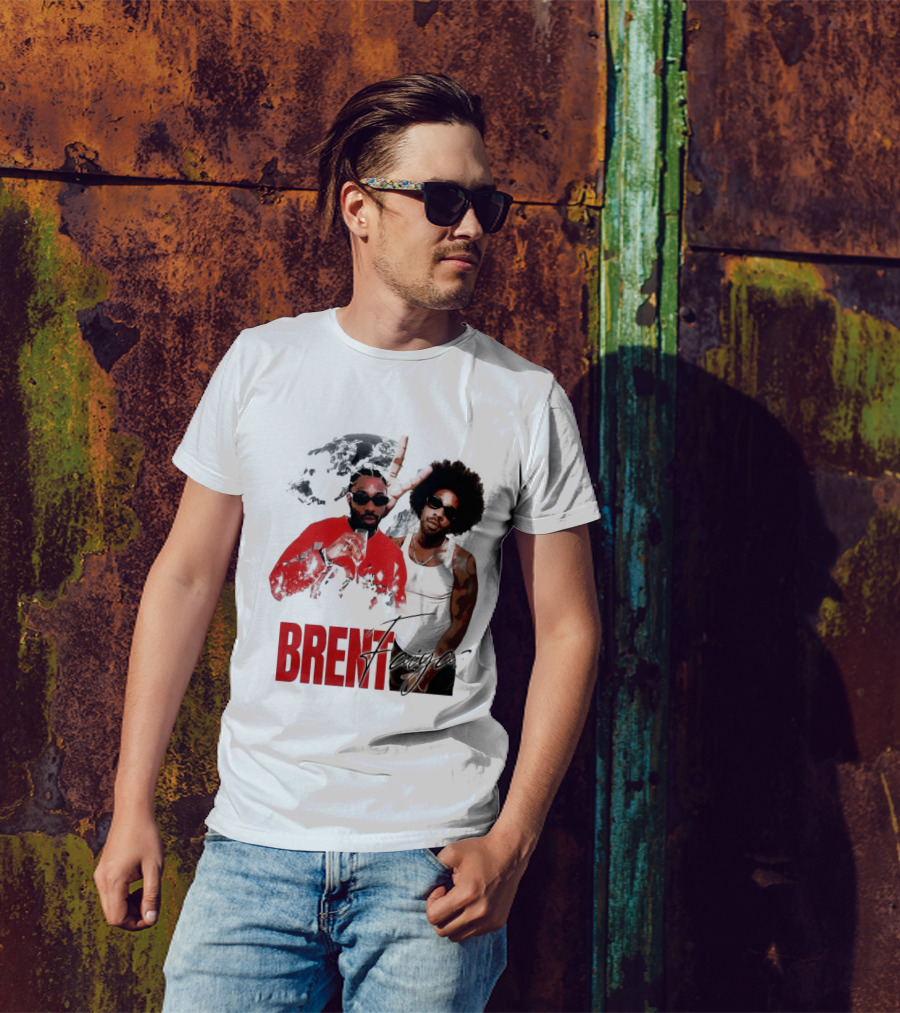 Brent Faiyaz Red Jacket And Tank Top T-Shirt