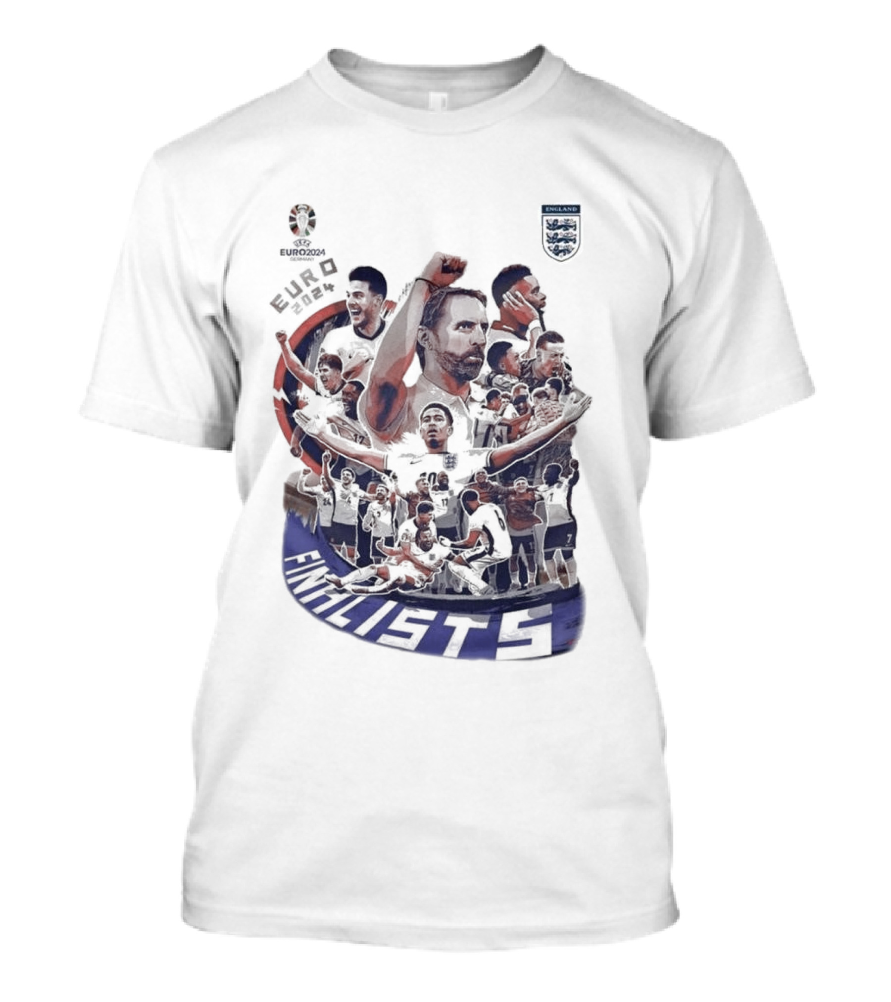 Euro 2024 England Finalists Soccer Team T-Shirt