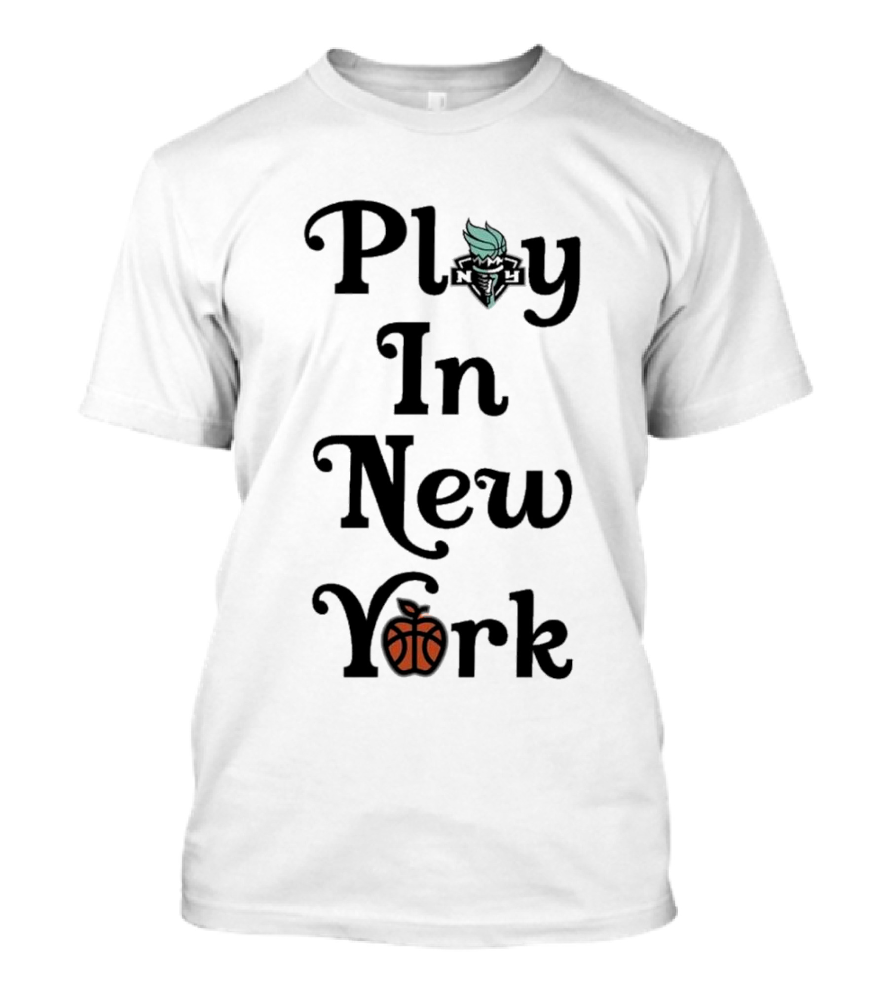 New York Liberty Play In New York Basketball T-Shirt