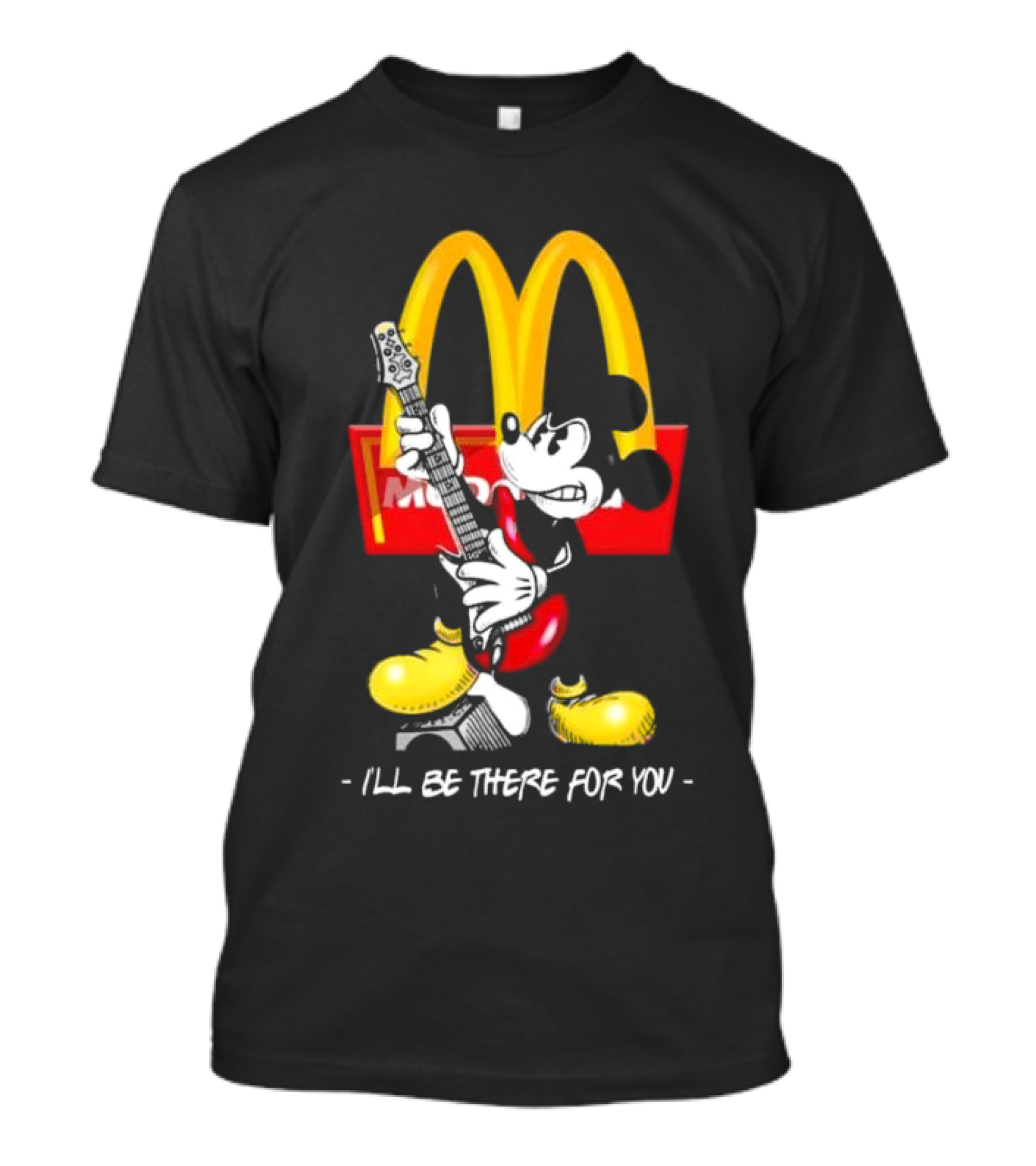 Mickey I'll Be There For You 2024 McDonald's Guitar Player T-Shirt