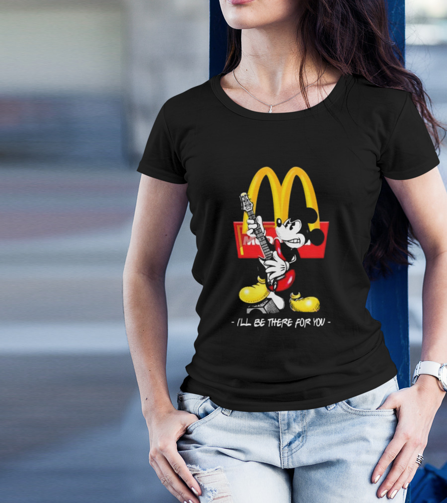 Mickey I'll Be There For You 2024 McDonald's Guitar Player T-Shirt