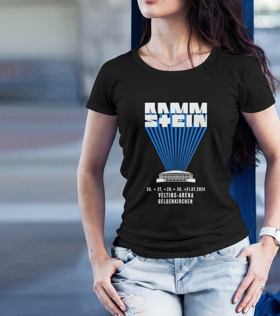Rammstein Veltins-Arena Gelsenkirchen 26 27 29 30 31 07 T-Shirt
