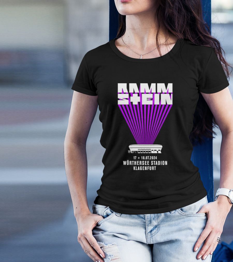 Rammstein 17 18 07 2024 Wörthersee Stadion Klagenfurt T-Shirt