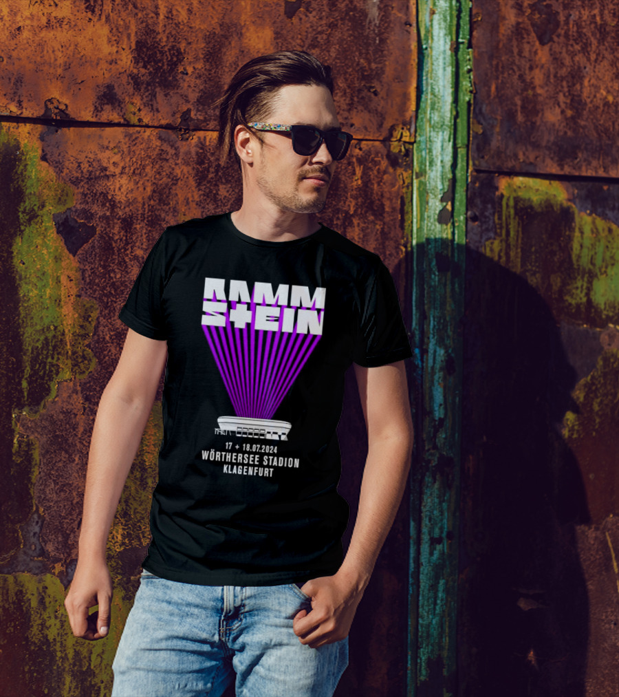 Rammstein 17 18 07 2024 Wörthersee Stadion Klagenfurt T-Shirt