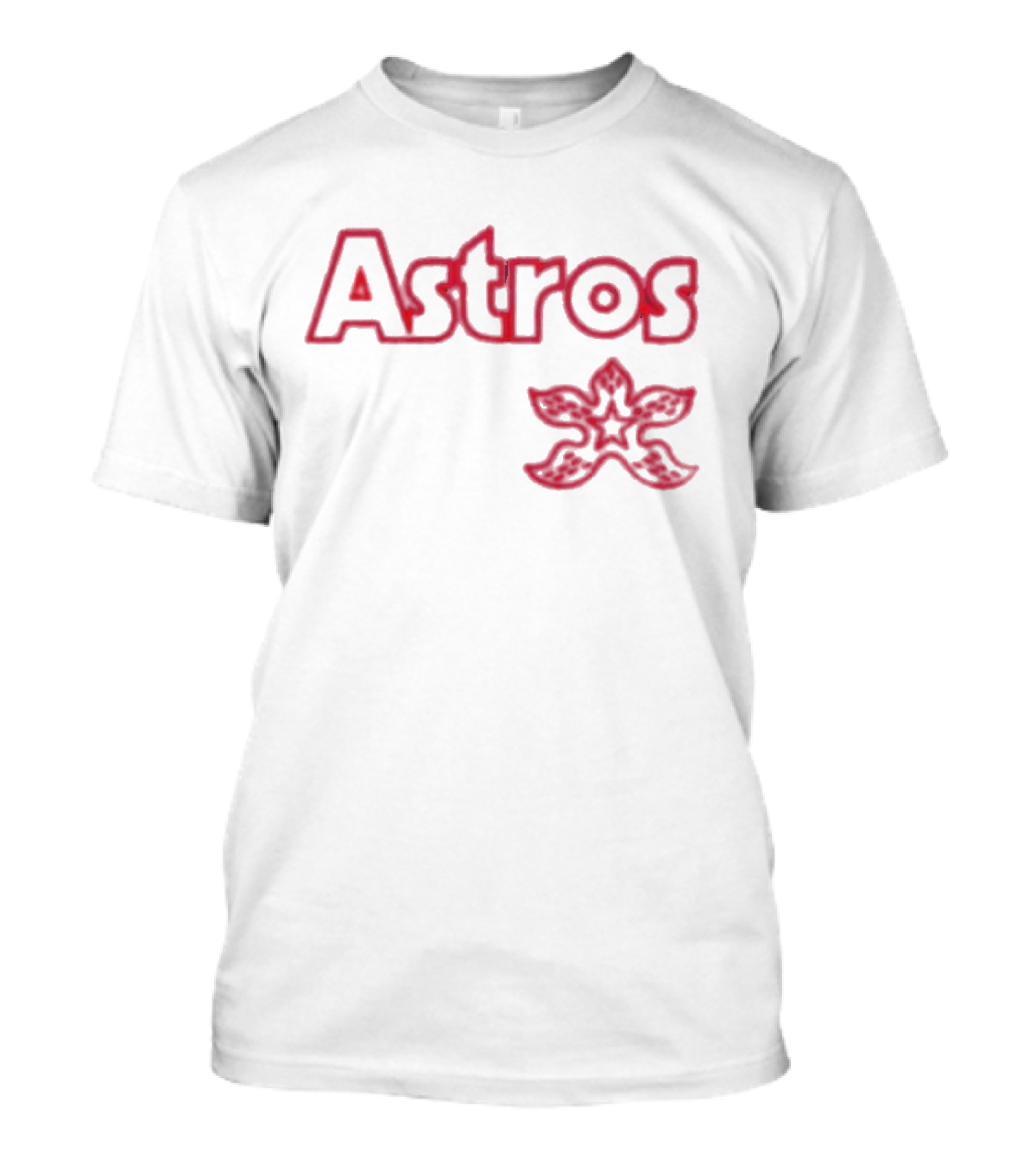 Astros Stranger Things 2024 Demogorgon Night T-Shirt
