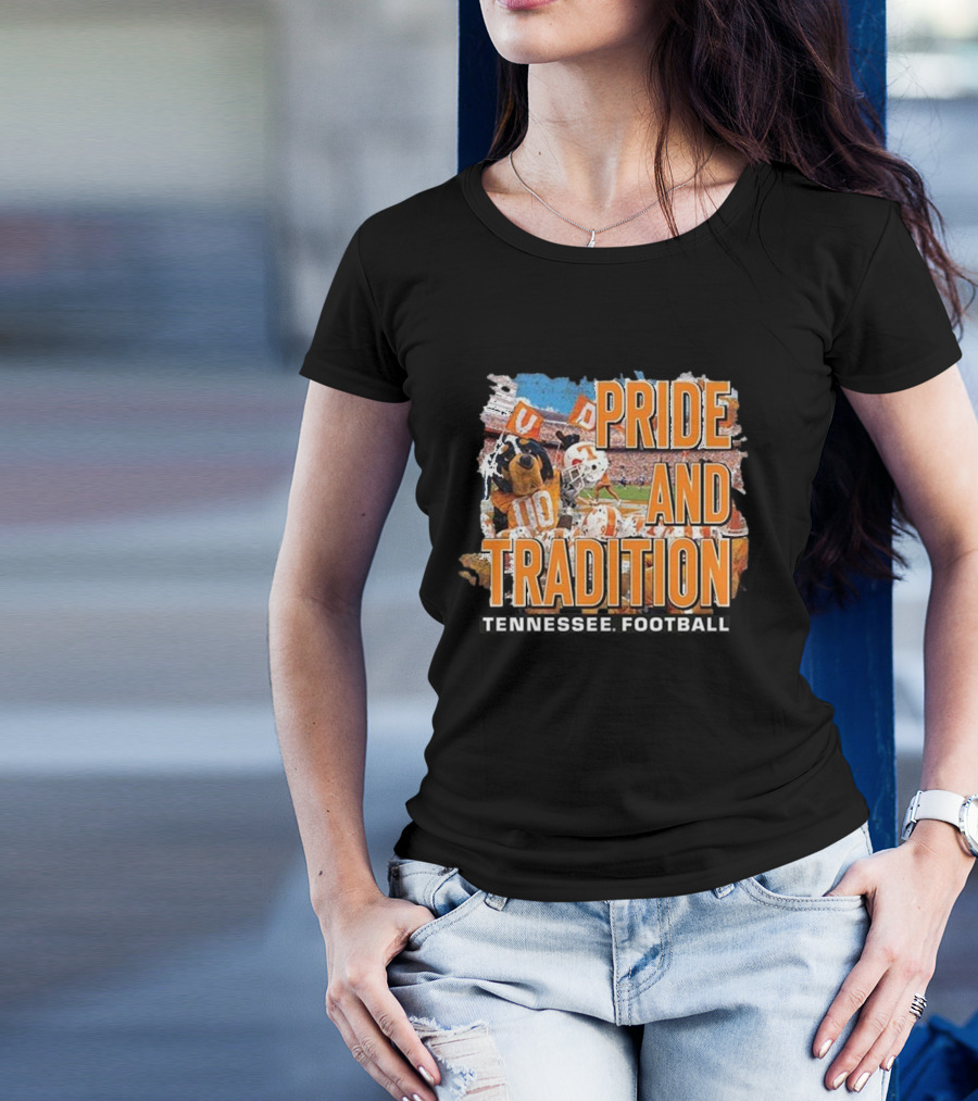 Tennessee Football Pride And Tradition Vols Stadium T-Shirt
