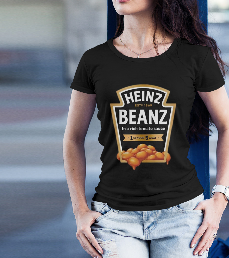 Heinz Beanz Est 1869 In A Rich Tomato Sauce 1 Of Your 5 A Day T-Shirt