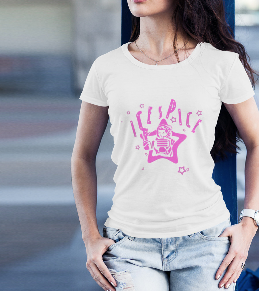 Ice Spice Astronaut With Stars Billionaire Boys Club T-Shirt