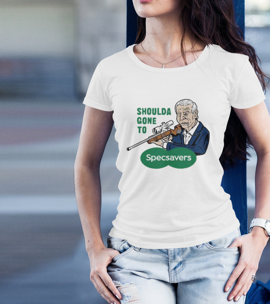 Shoulda Gone To Specsavers Joe Snipen Sniper T-Shirt