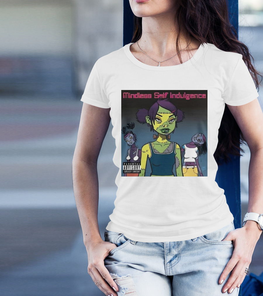 Mindless Self Indulgence Explicit Content Animated Zombie Characters T-Shirt