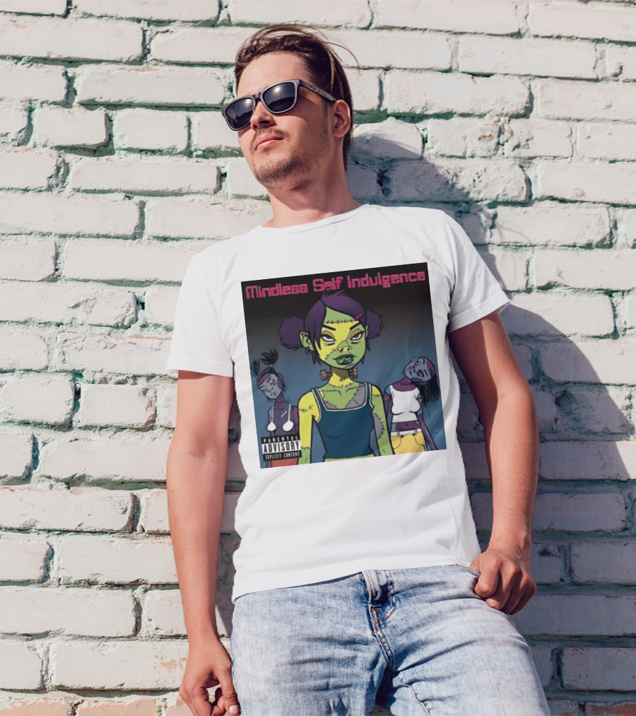 Mindless Self Indulgence Explicit Content Animated Zombie Characters T-Shirt