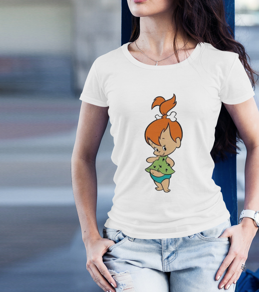 Originalkid Hanna Barbera Pebbles Flintstone Iconic Character T-Shirt
