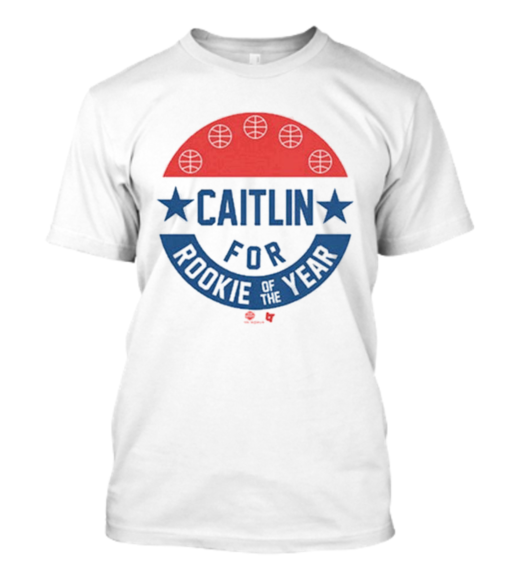 Caitlin For Rookie Of The Year Basketball Stars T-Shirt