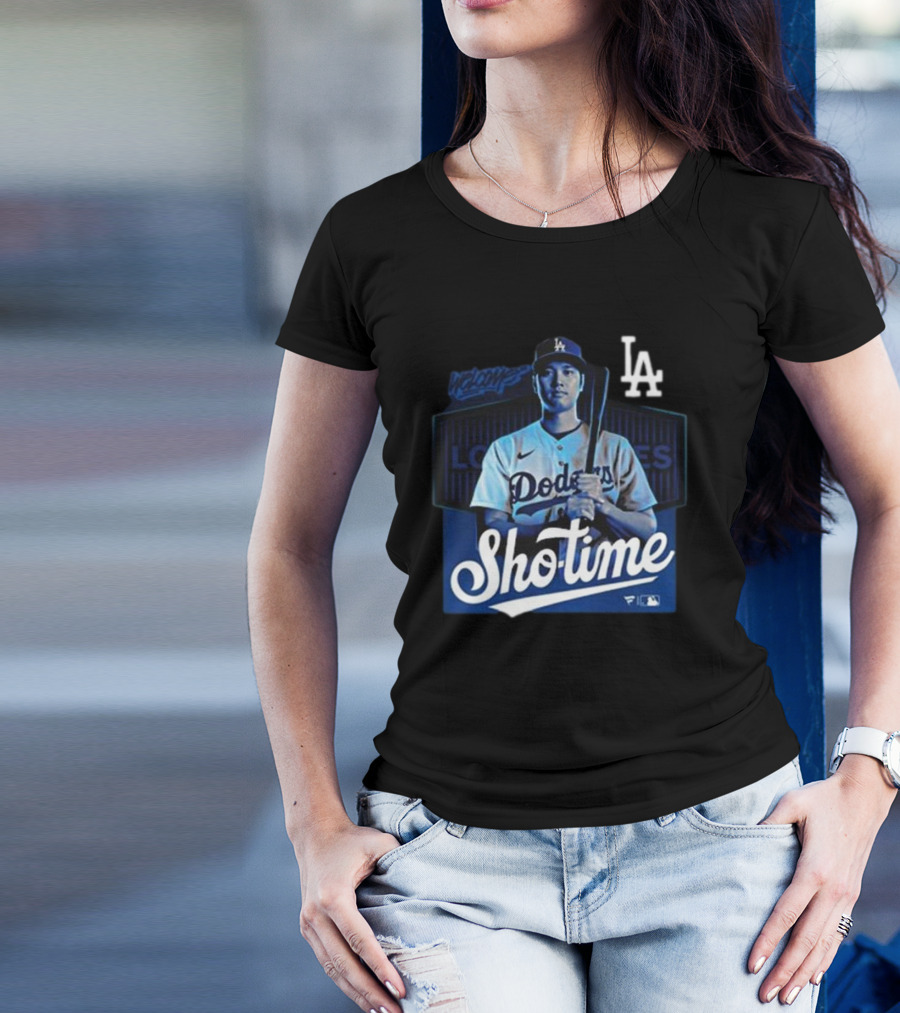 Los Angeles Dodgers Shohei Ohtani Sho-Time LA Iconic MLB Player T-Shirt