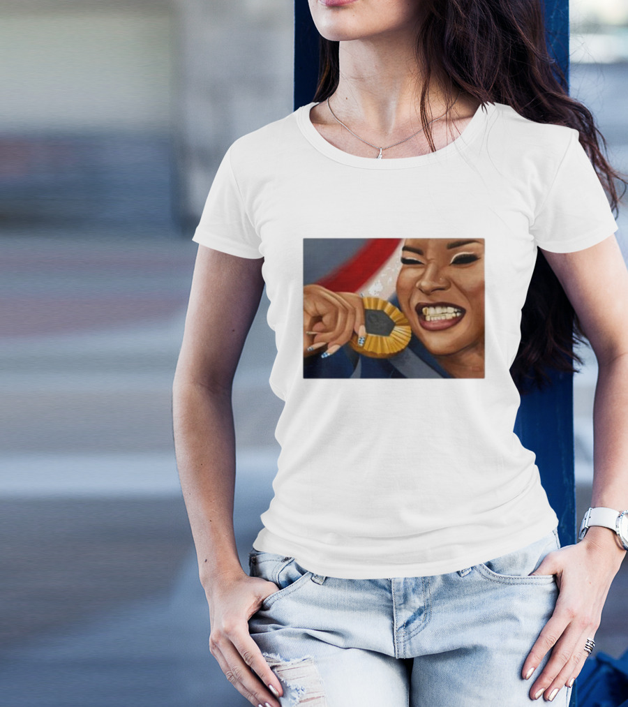 Deelashee Art Jordan Chiles Medal T-Shirt
