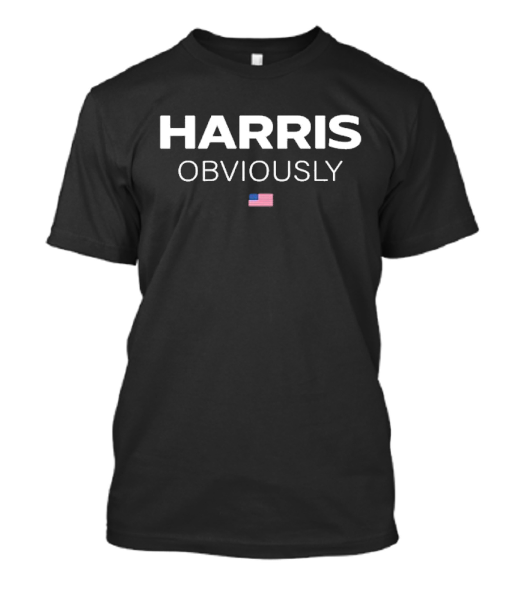 Kamala Harris Obviously USA Flag T-Shirt