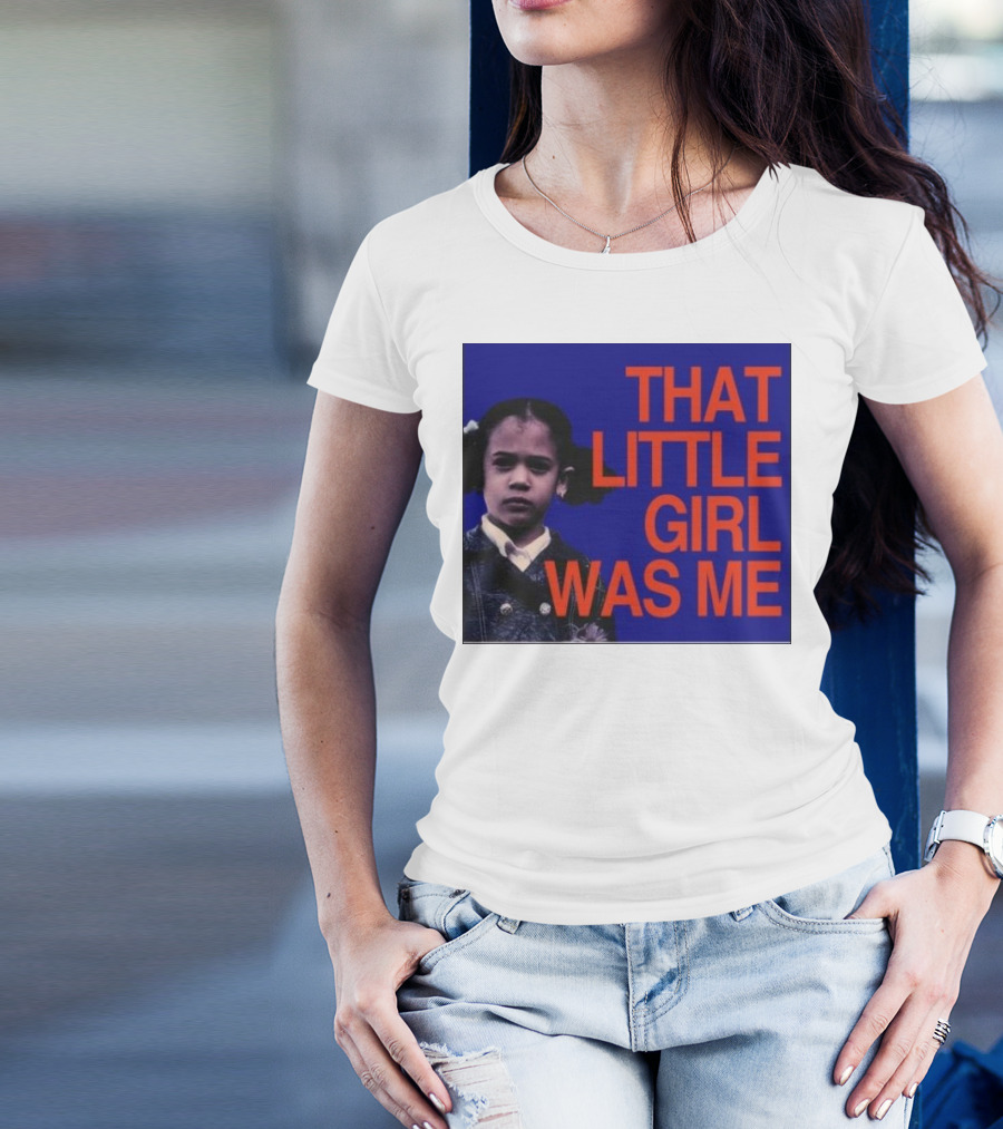 Kamala Harris That Little Girl Was Me Image Text T-Shirt