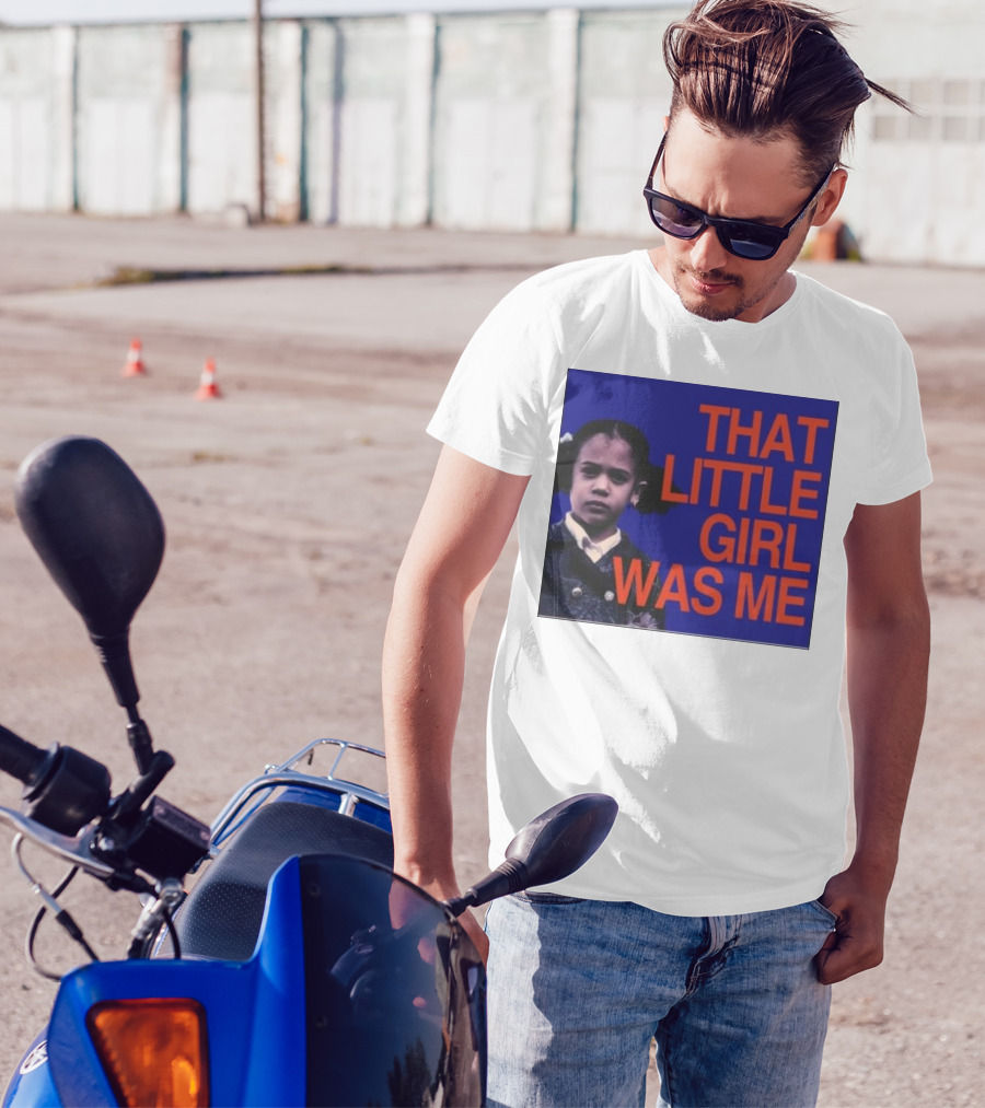 Kamala Harris That Little Girl Was Me Image Text T-Shirt
