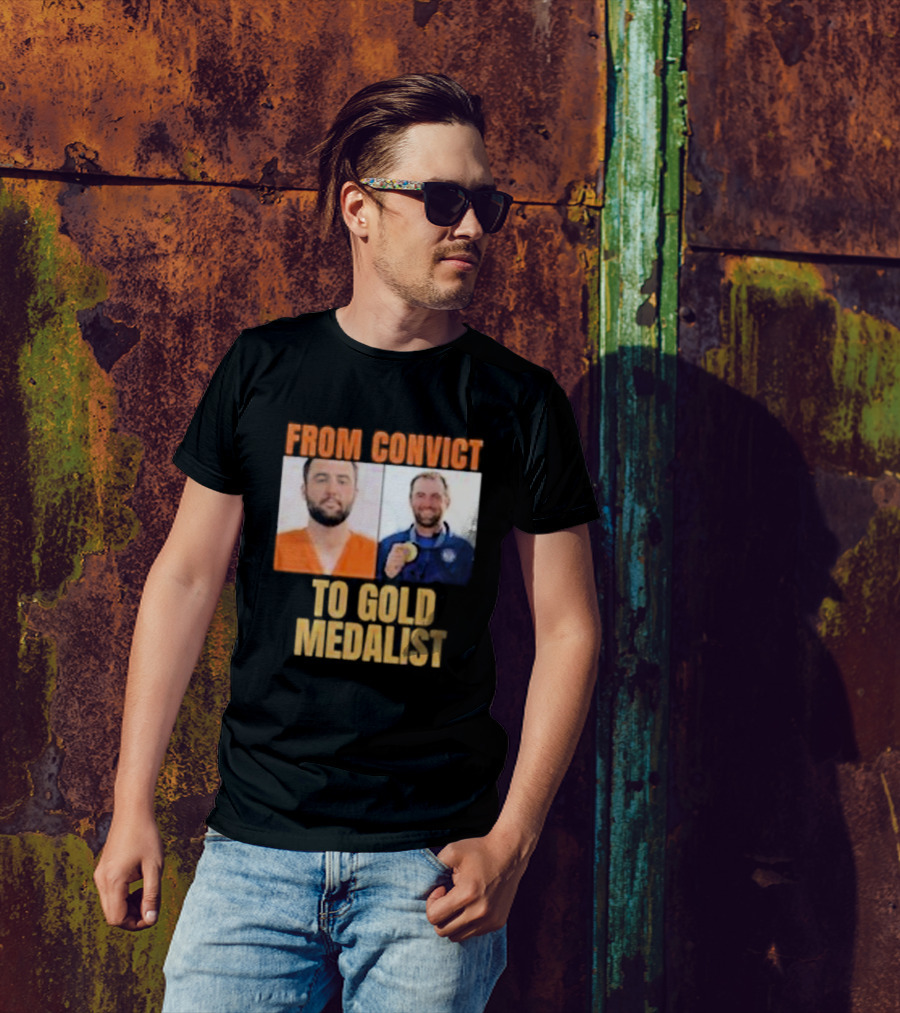 From Convict To Gold Medalist: Scottie Scheffler Transformation T-Shirt