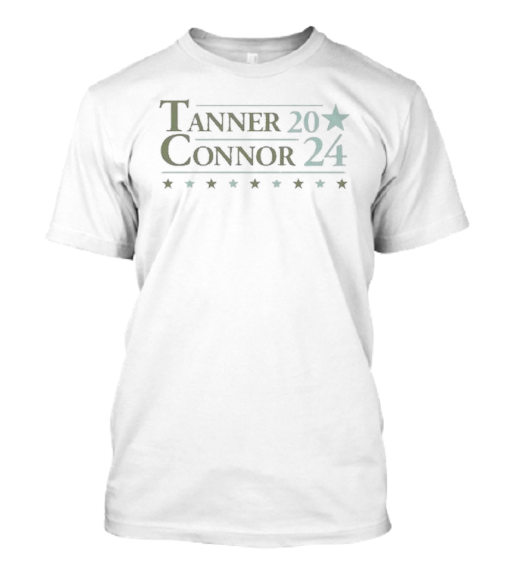 Tanner Connor 2024 Make America Smile Again Stars T-Shirt