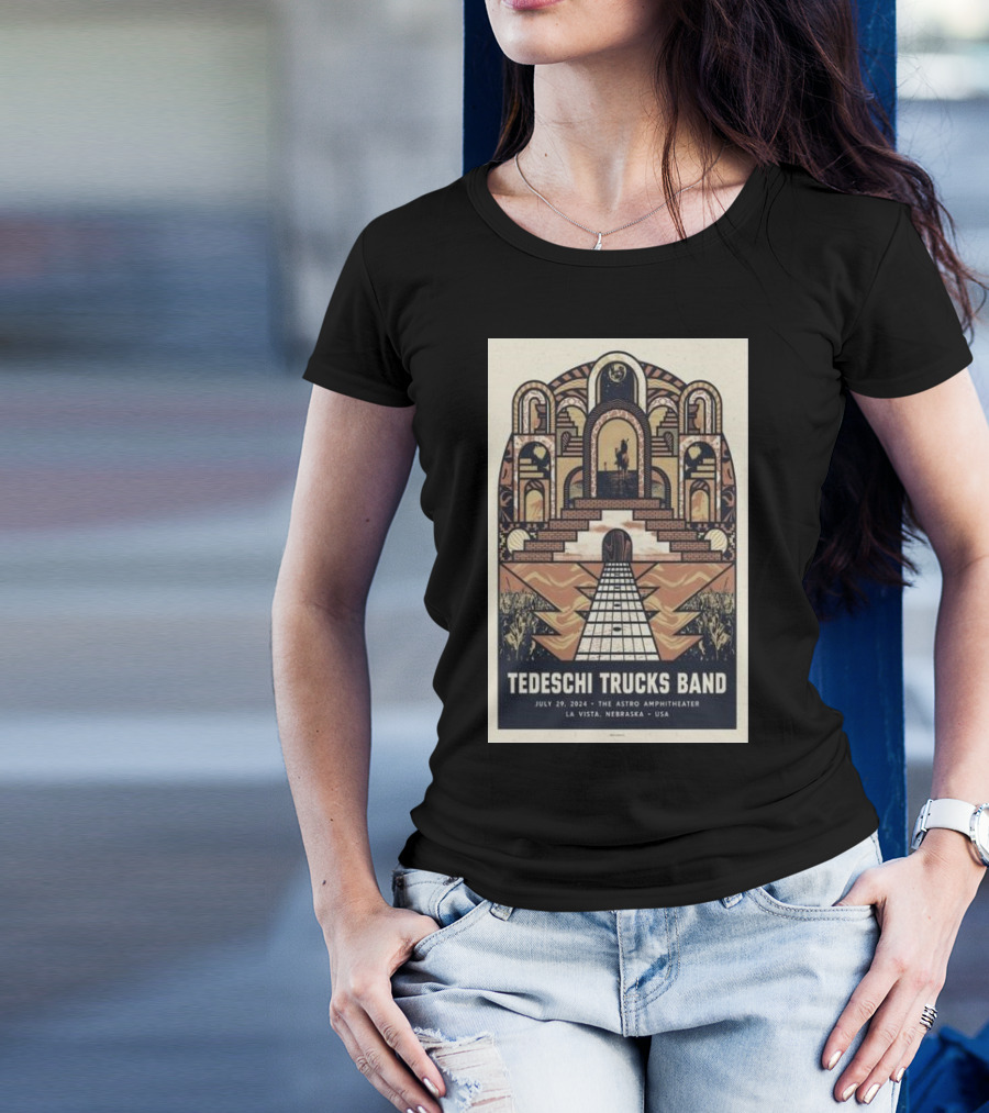 Tedeschi Trucks Band Concert At The Astro Amphitheater La Vista NE July 29 2024 USA T-Shirt