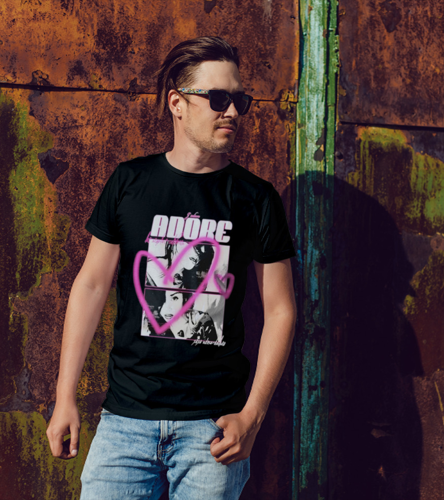 Adore Delano Heart Photo Collage Xoxo Love T-Shirt