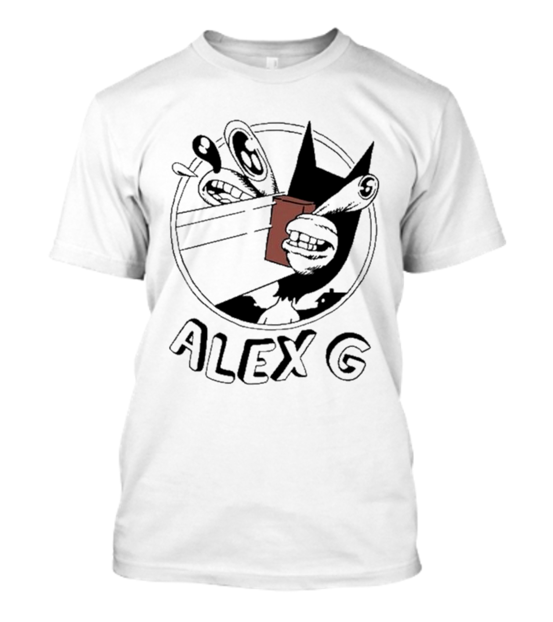 Alex G Brick Bat Creature With Surprised Expressions T-Shirt