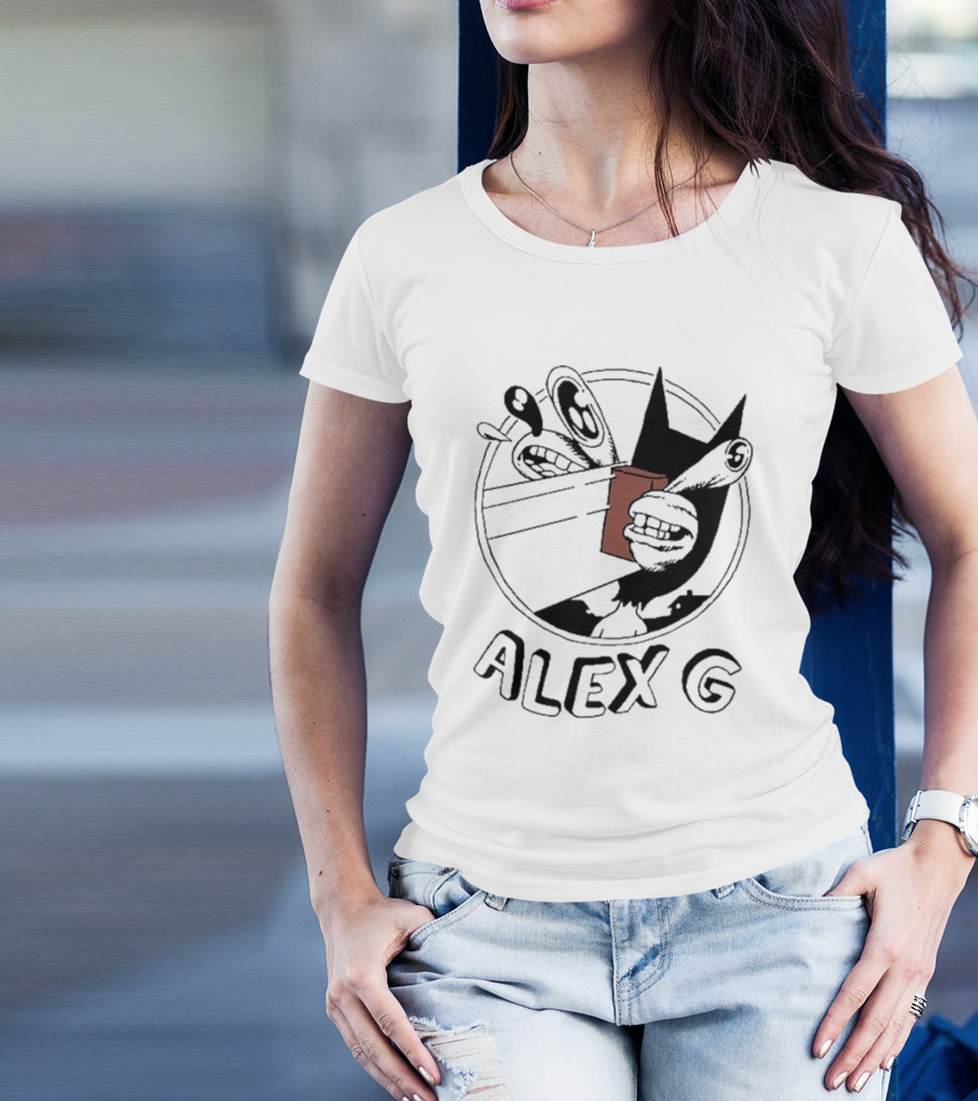 Alex G Brick Bat Creature With Surprised Expressions T-Shirt