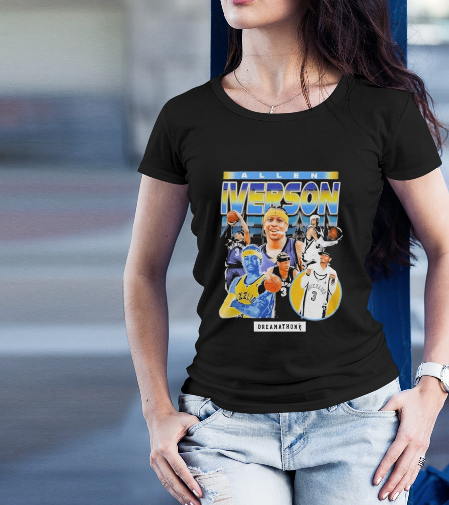 Allen Iverson Dreamathon Memphis Grizzlies Basketball T-Shirt