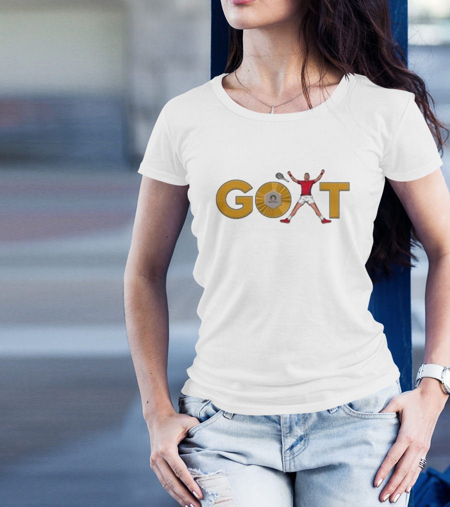 Arena Cases GOAT Djokovic Victory T-Shirt