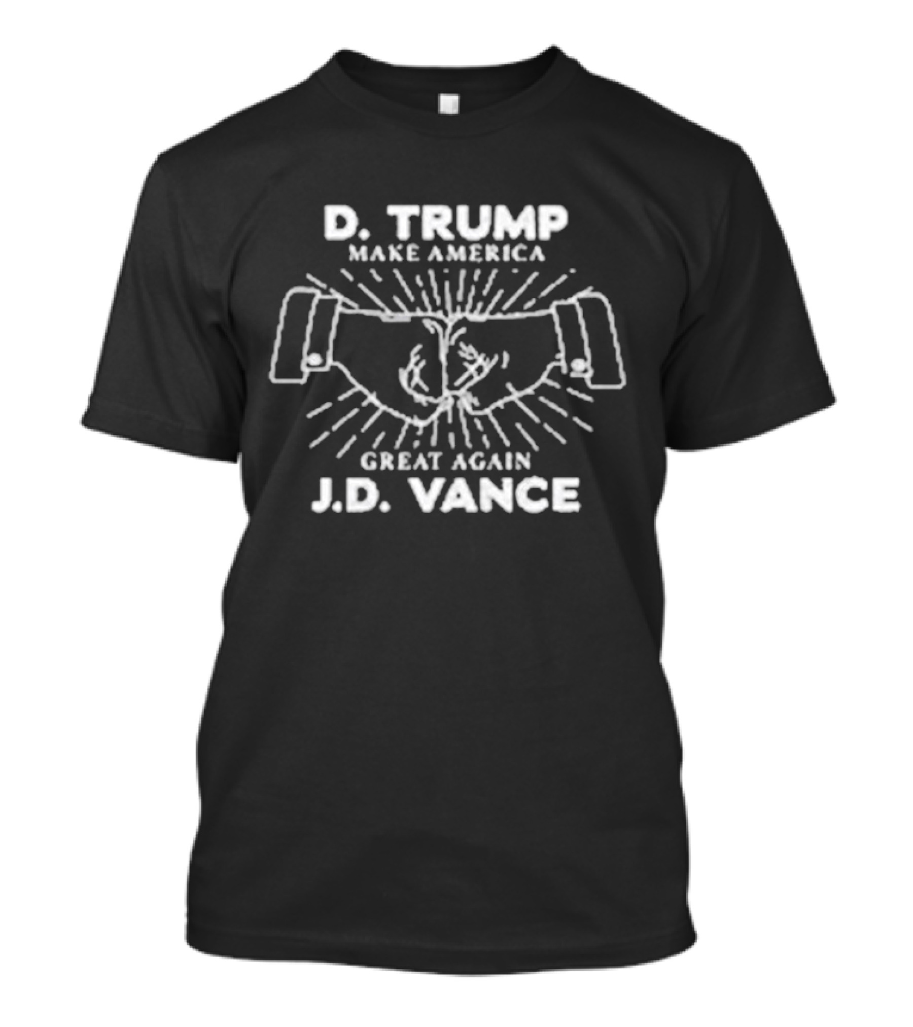 D Trump Make America Great Again J D Vance Fist Bump T-Shirt