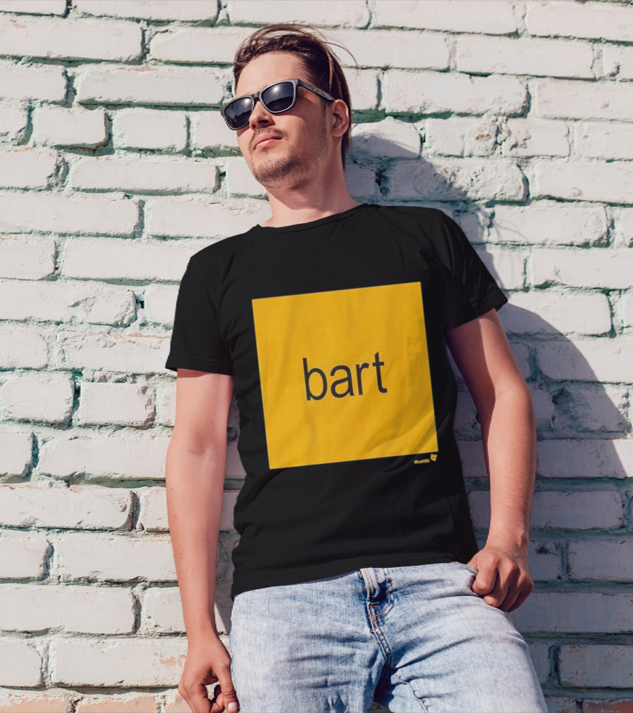 Bart Slayer Brat Yellow Square T-Shirt