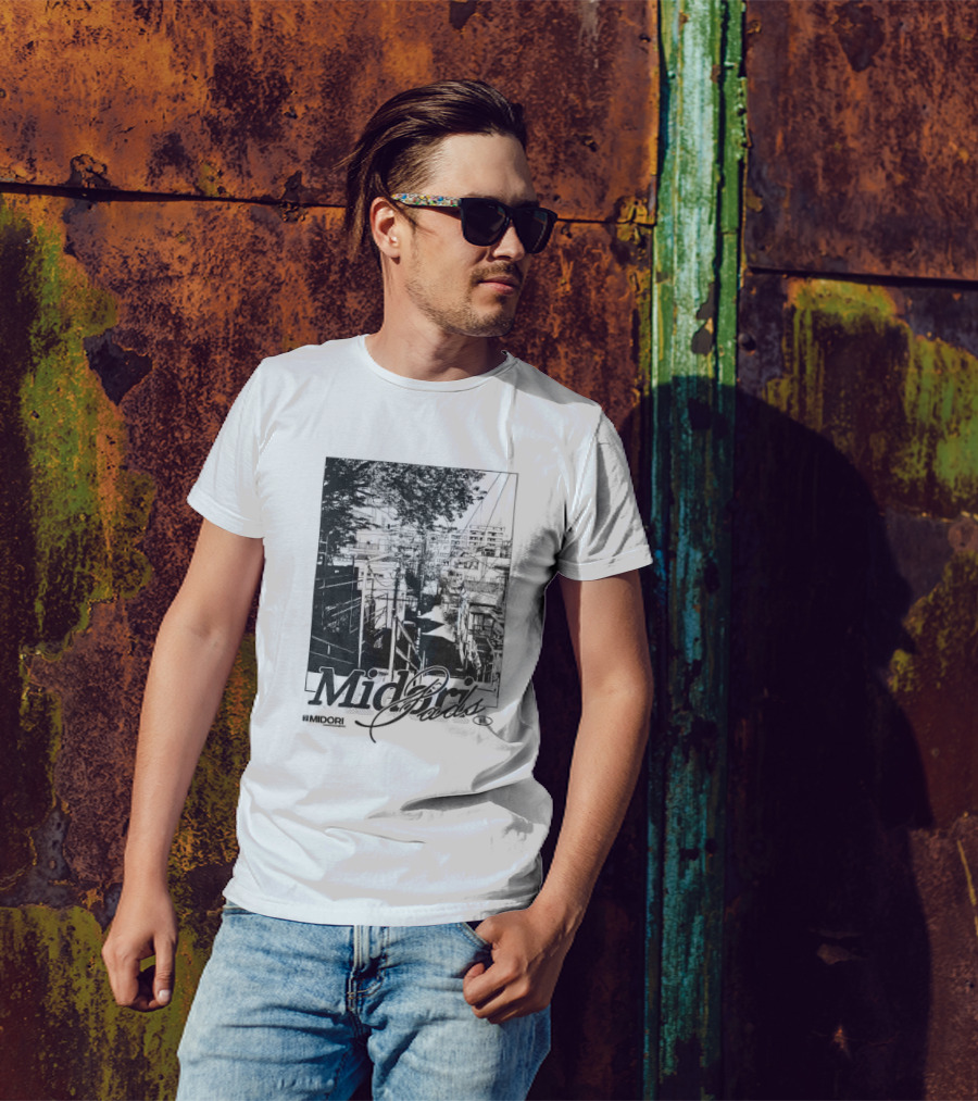 Midori Pads Midori Japan City Street Scene Urban Landscape T-Shirt