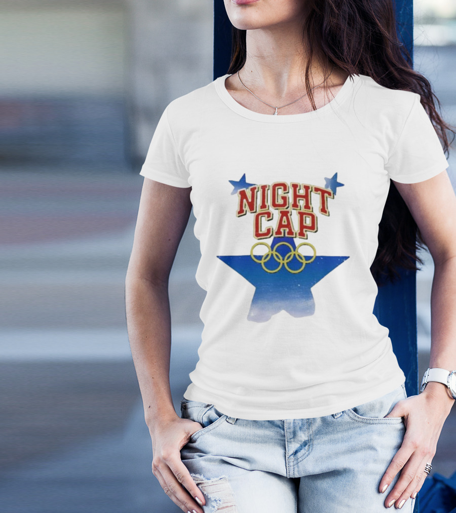 Nightcap Star With Olympic Rings T-Shirt