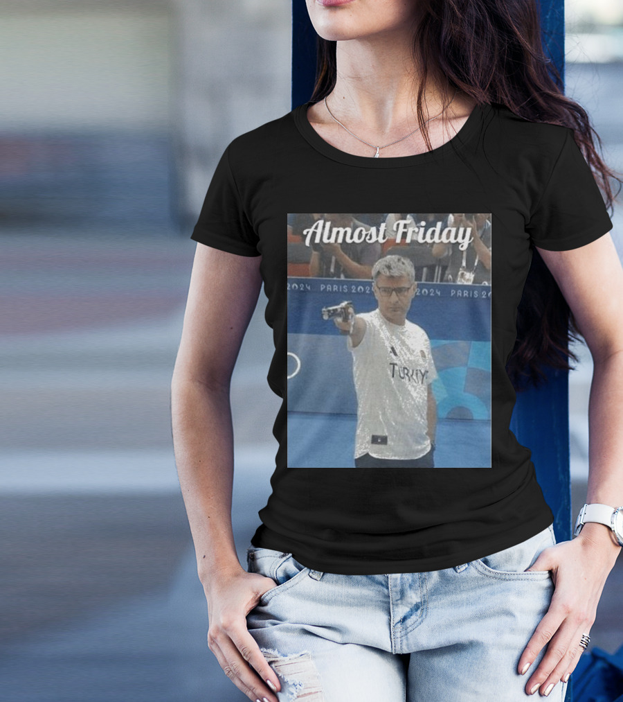Almost Friday Paris 2024 Turkey Olympics T-Shirt