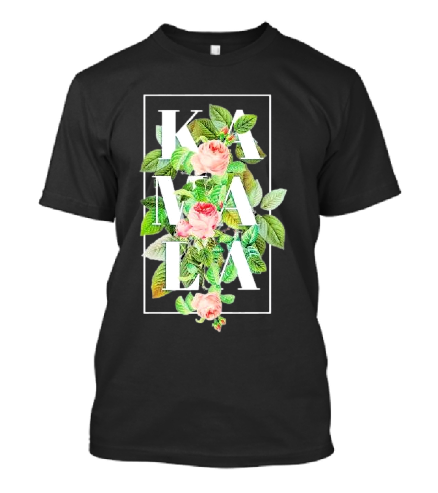 Kamala Floral Vote Blue Madam President T-Shirt