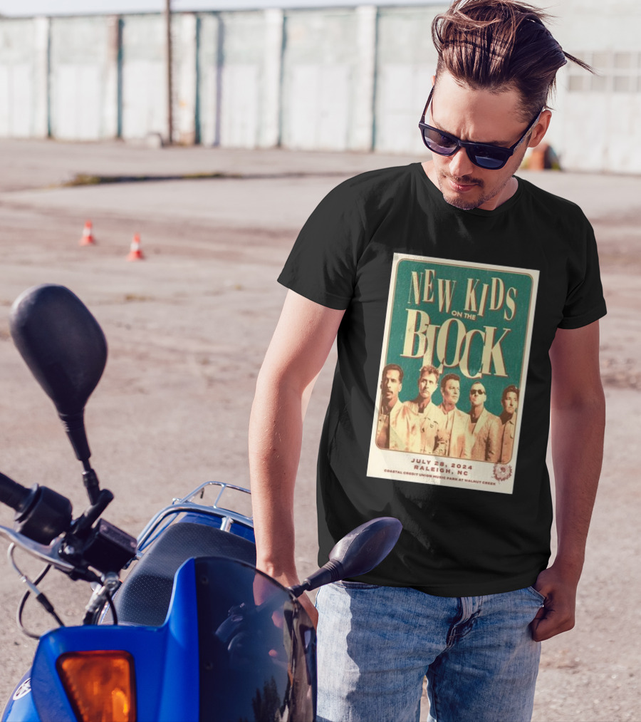 New Kids On The Block Coastal Credit Union Music Park Raleigh NC July 28 T-Shirt