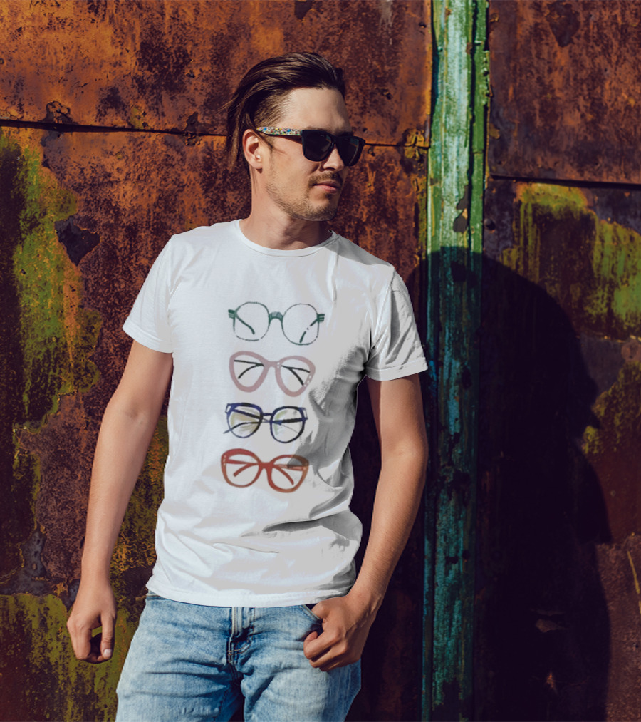 Summer Retro Glasses Classic Styles T-Shirt
