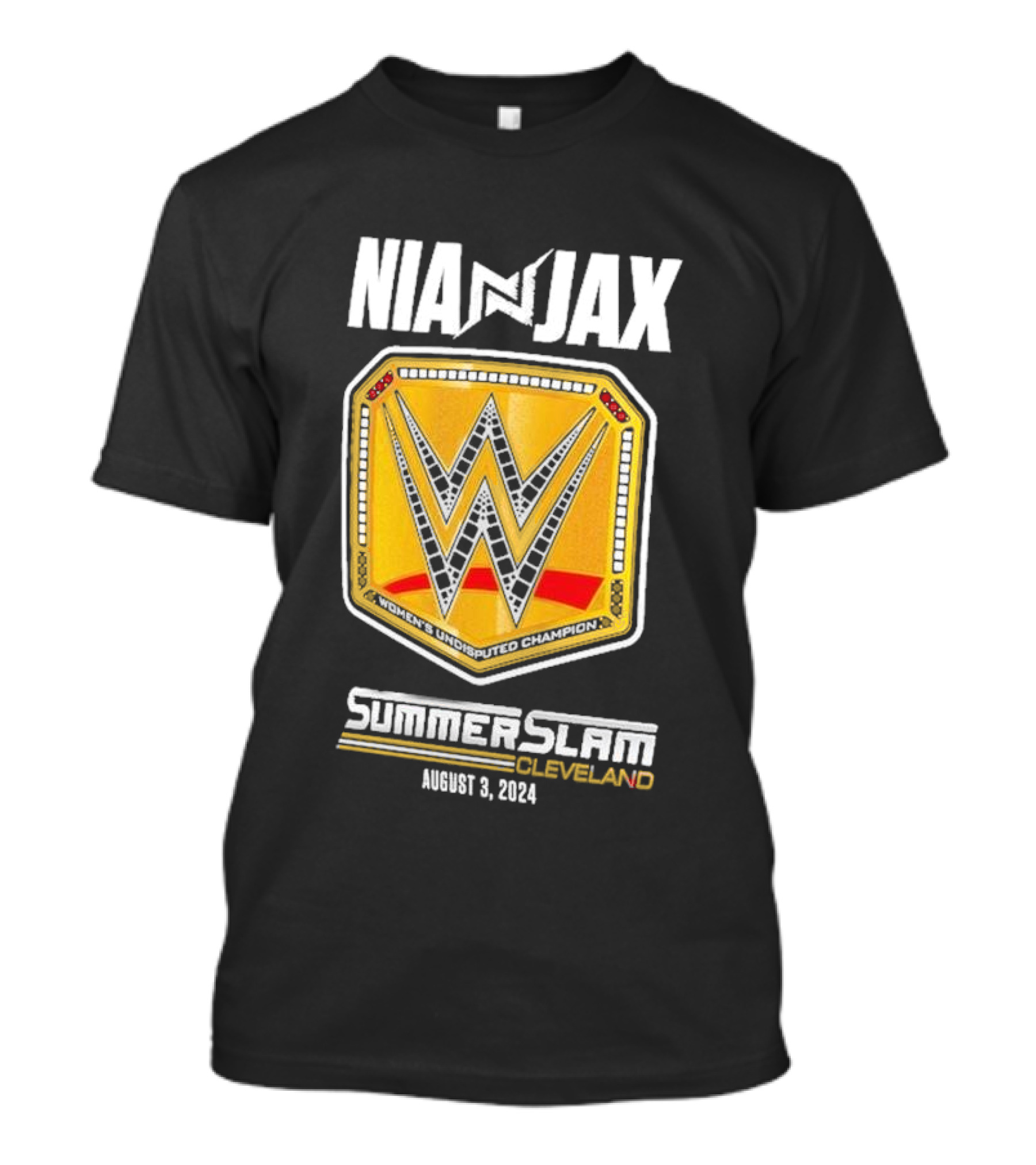 Nia Jax WWE Undisputed Champion SummerSlam Cleveland August 3 T-Shirt