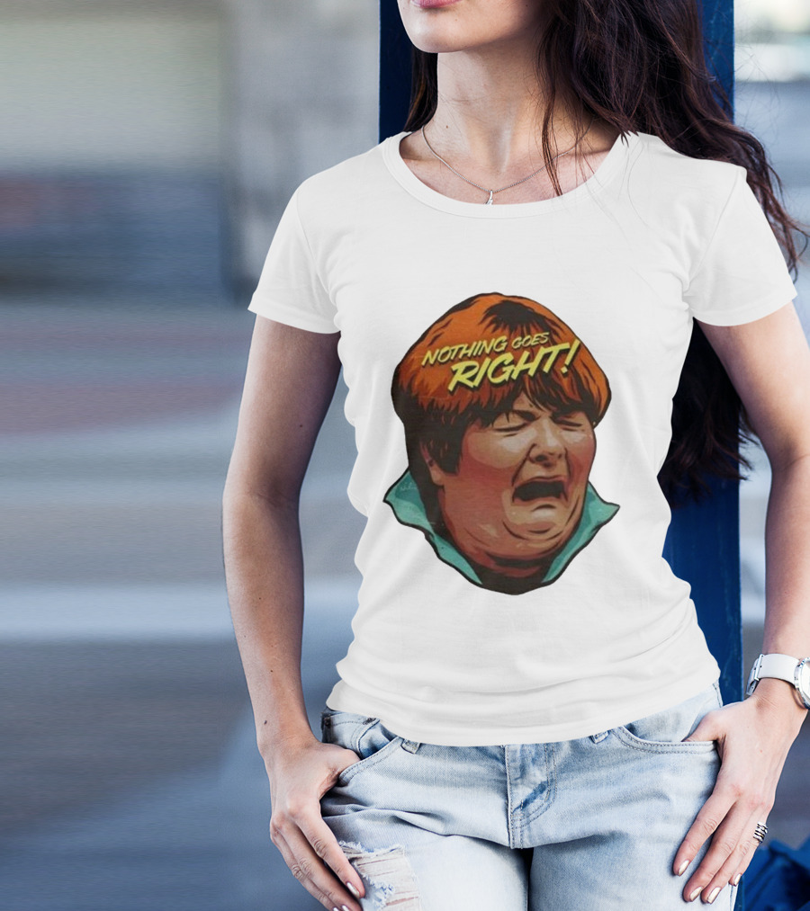Nordacious Nothing Goes Right Scream Face T-Shirt