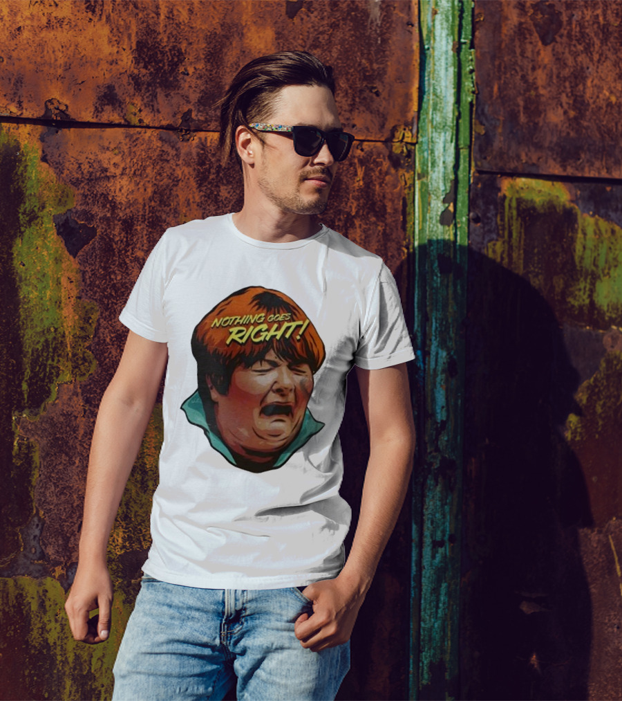 Nordacious Nothing Goes Right Scream Face T-Shirt